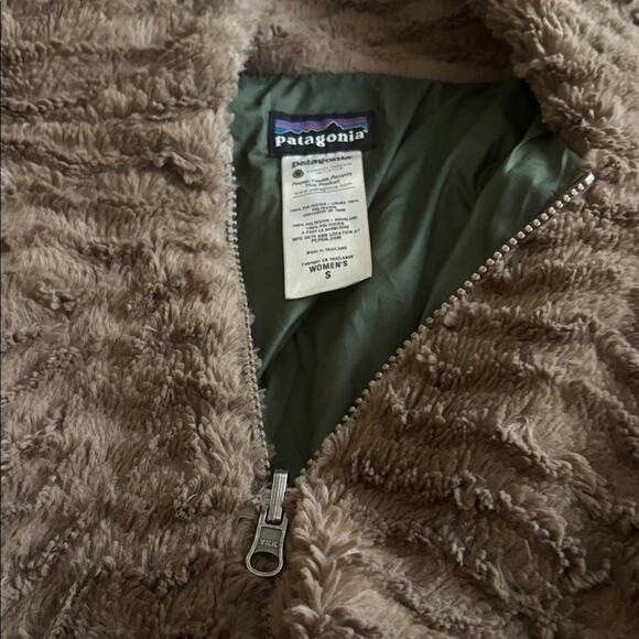 Patagonia Women’s Brown Cozy Fleece Pelage Jacket Size Small - Picture 7 of 9